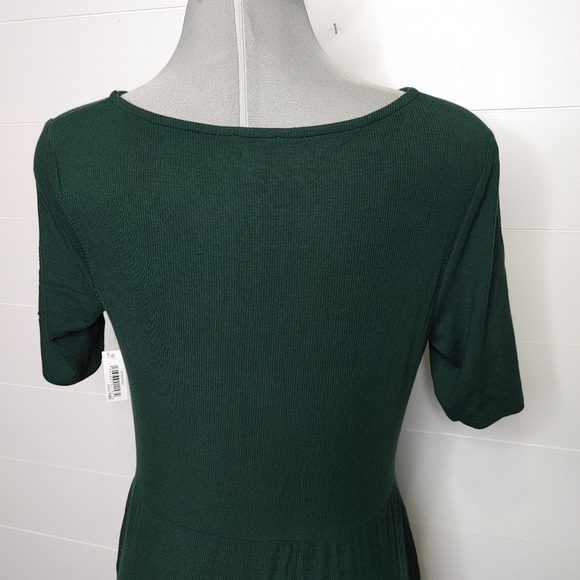 RIBBED keyhole midi dress size M - Picture 6 of 11